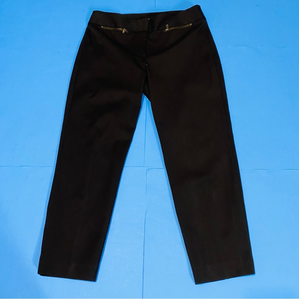 64. Ann Taylor Loft black Julie cropped size 8